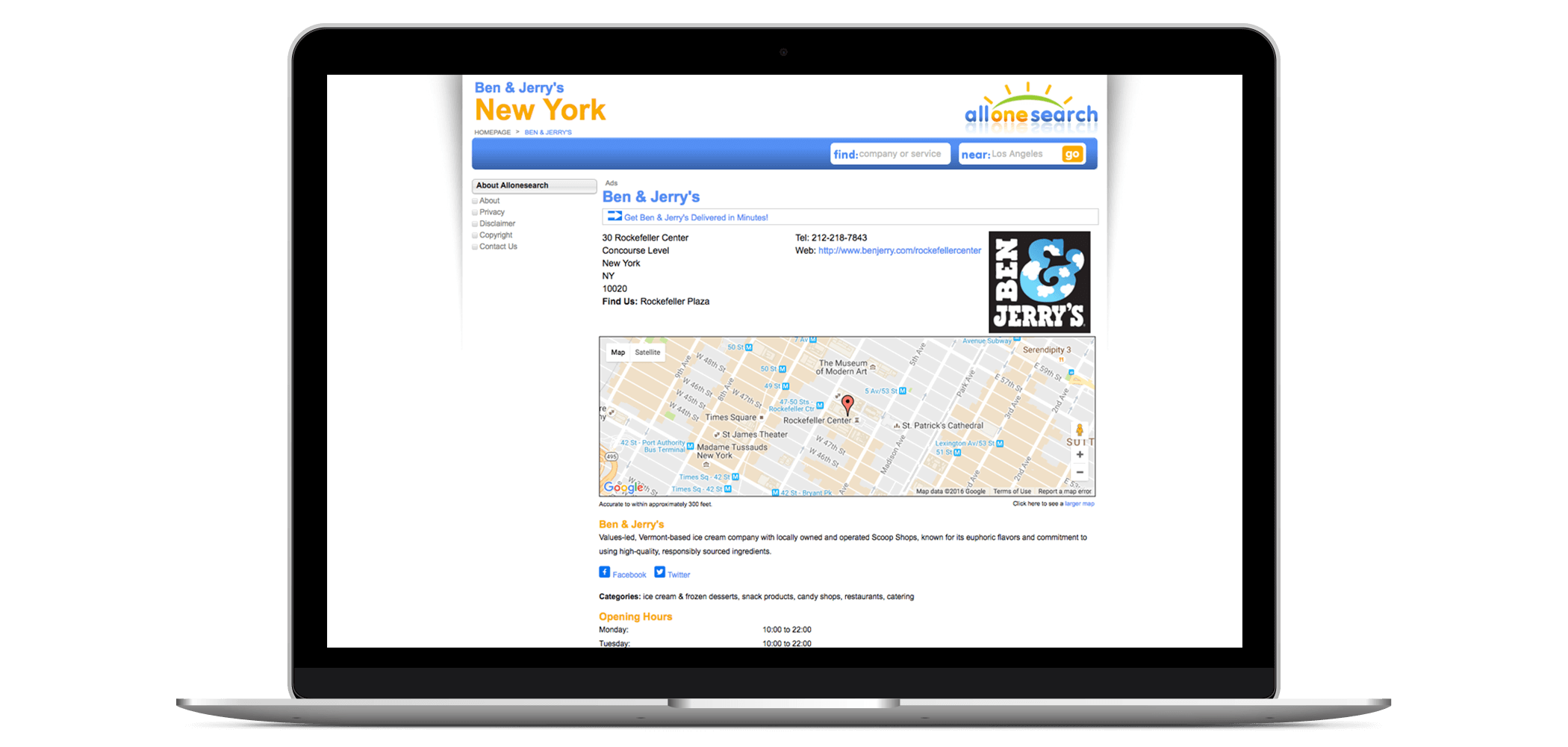 Add Your Business to Allonesearch