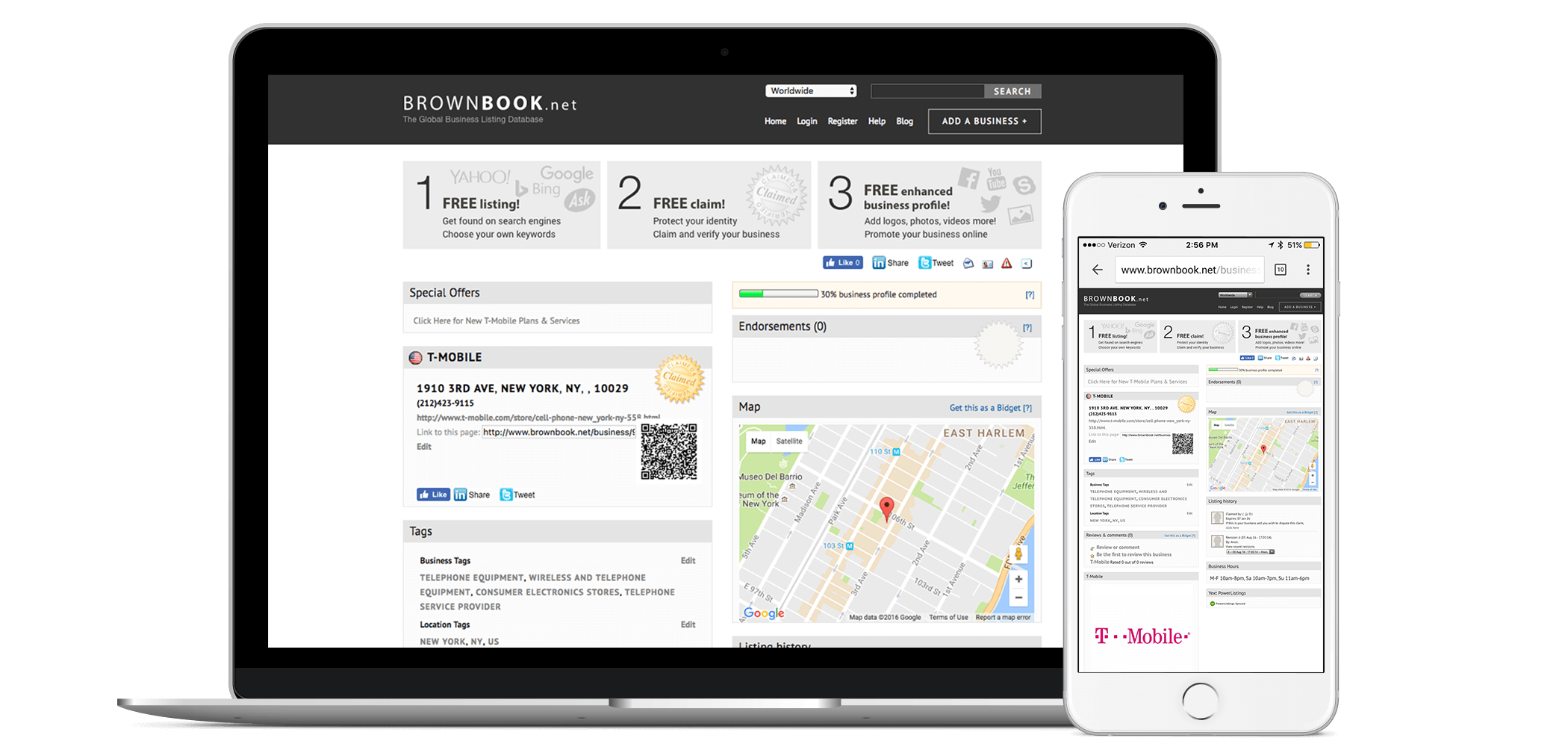 Add Your Business to Brownbook.net