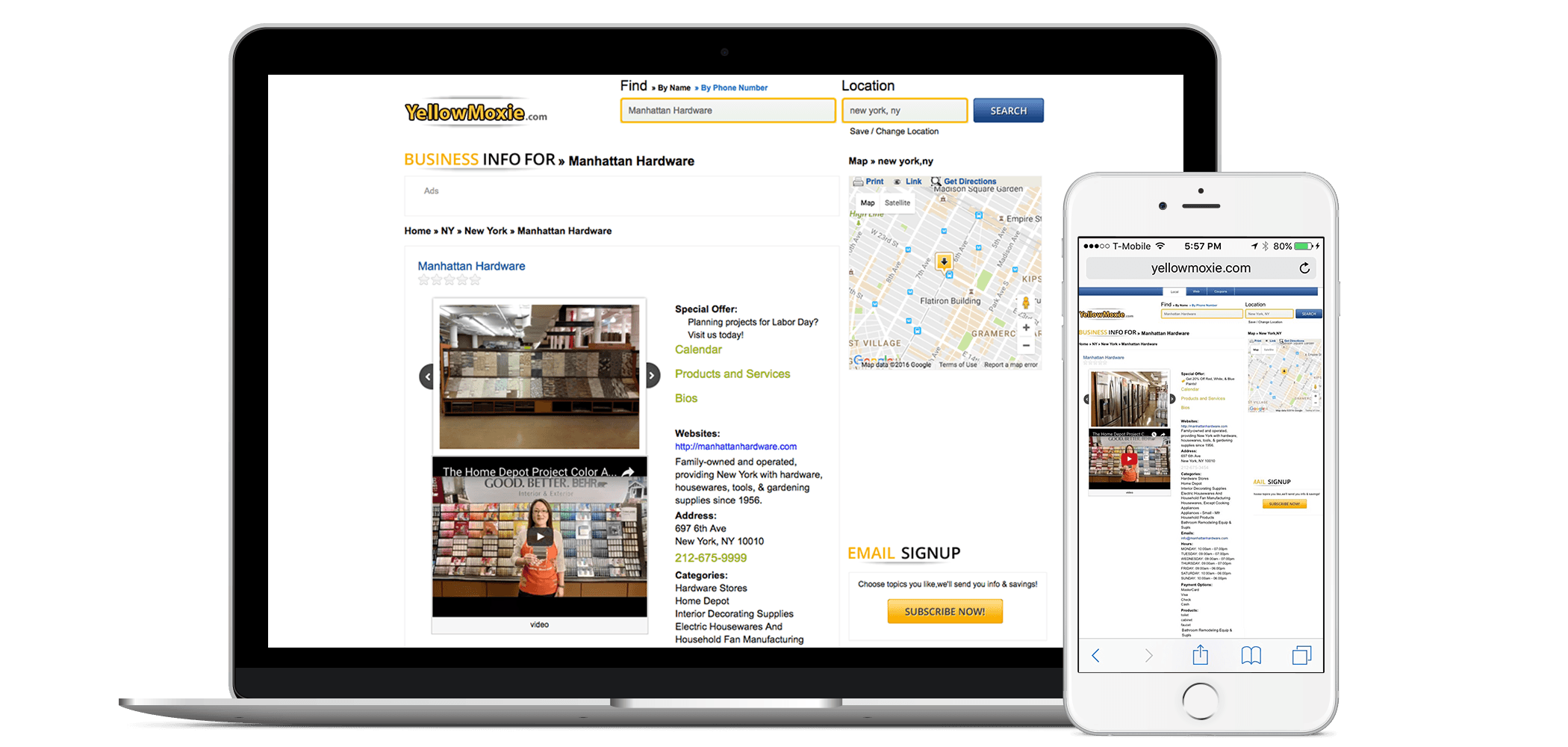 Add Your Business to YellowMoxie.com