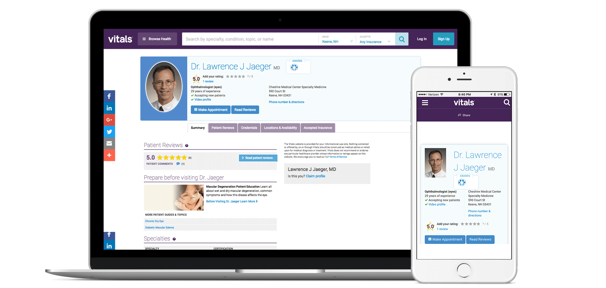 Add Your Health Care Providers to Vitals