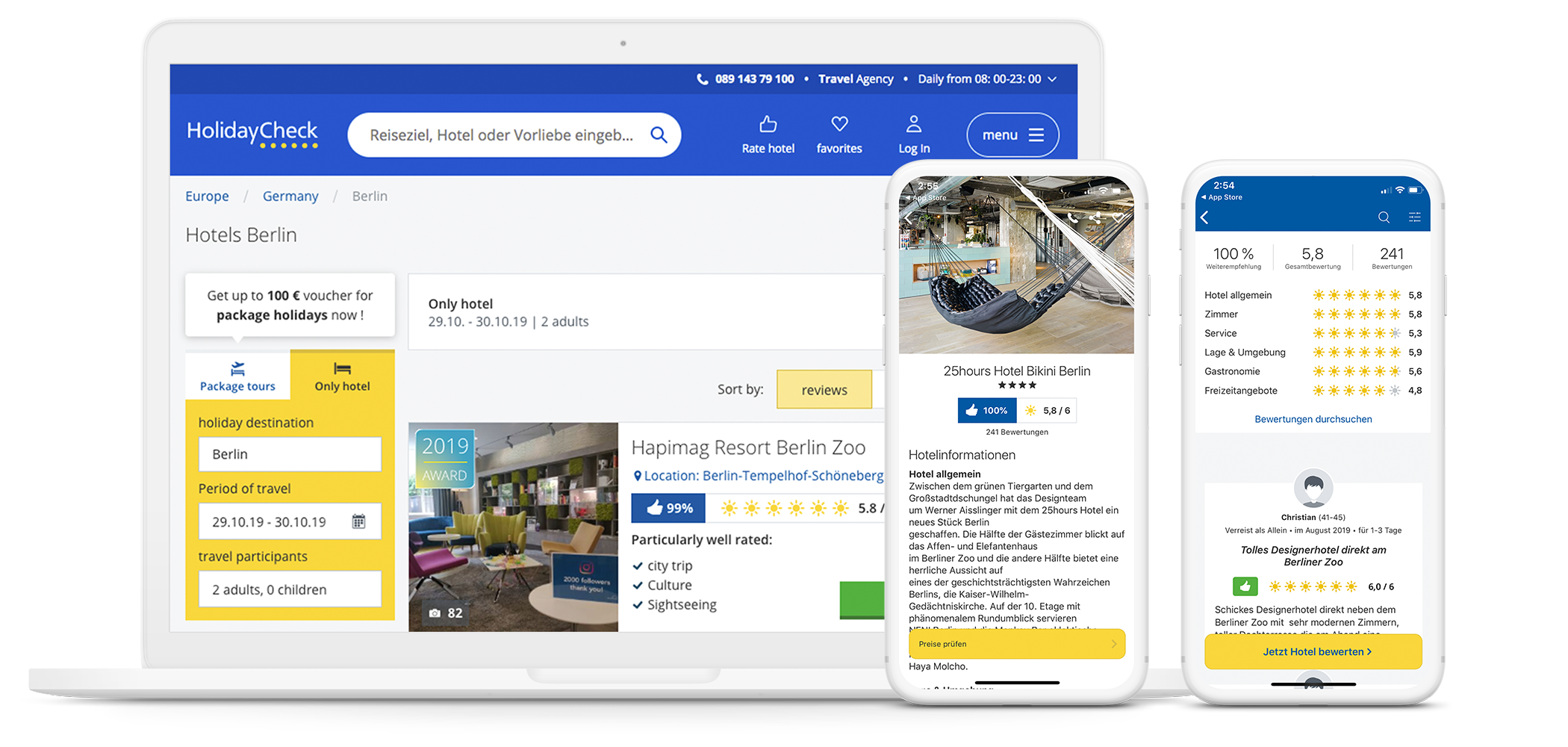 Manage Your HolidayCheck Reviews