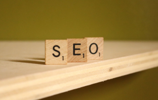 SEO wood block